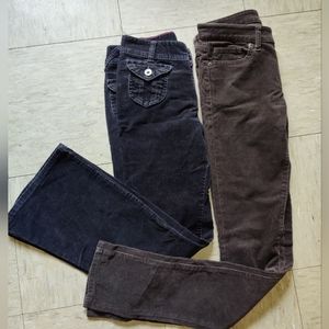 2 Pairs Corduroy Pants